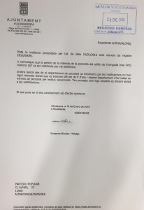 Respuesta alcaldesa 167