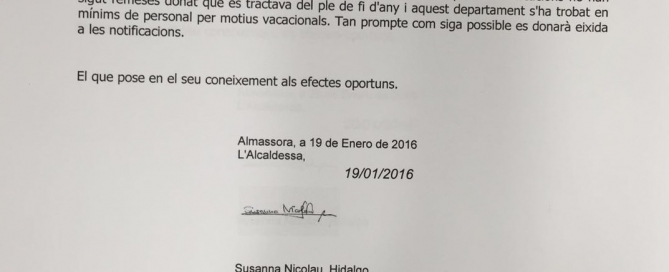 Respuesta alcaldesa 167