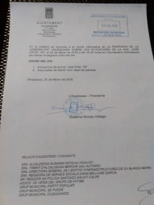 Convocatoria febrero reunión 167