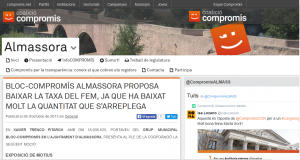 Compromís rebaja de la tasa de la basura