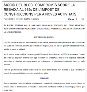 Compromís Almassora ICIO