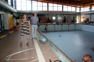 Trenco y Nicolau en piscina climatizada