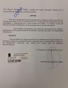 Oficina asesoría daños temporal
