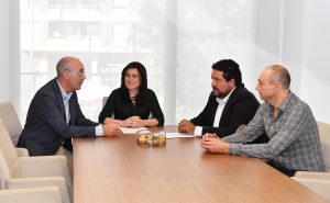 Firma convenio colaboración trinquete Almassora