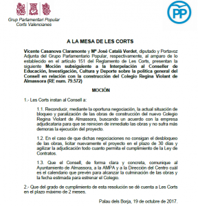 Moción subsiguiente Regina Violant