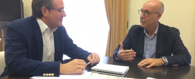 Reunión Luis Martínez con subdelegado del Gobierno