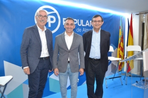 Luis Martínez, Miguel Barrachina y Vicente Casanova