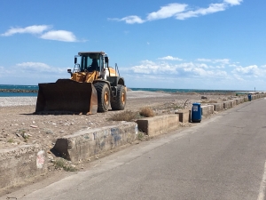 Obras emergencia extremos playa Benafelí