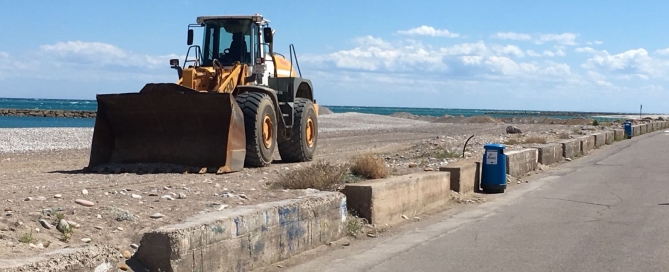 Obras emergencia extremos playa Benafelí