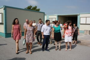 Visita Vicent Marzà al colegio Regina 20150811