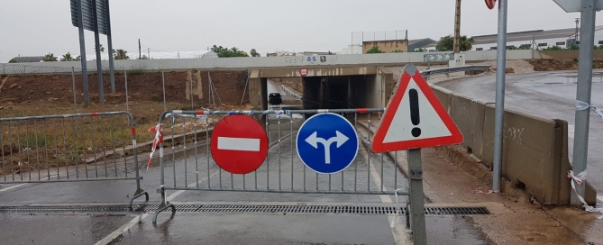 Paso Camí Benafelí cerrado domingo 3 junio 2018