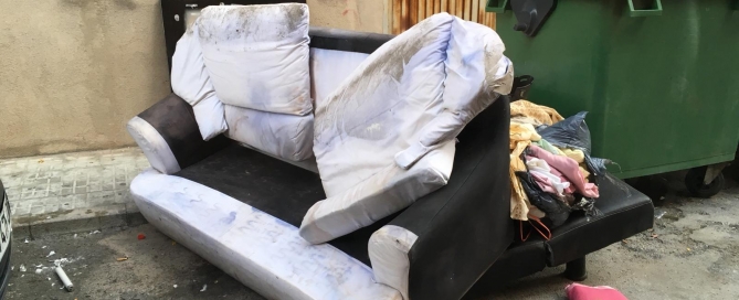 Basuras en la calle