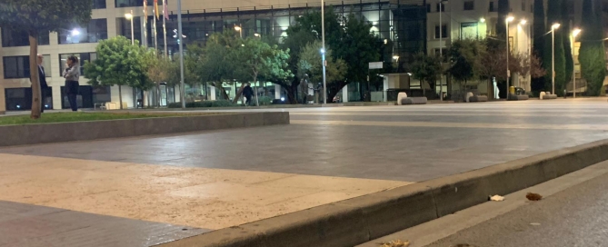 Ratas plaza Ayuntamiento de Almassora