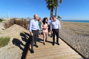 Visita obras regeneración Benafelí
