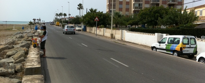 Playa de Almassora paseo marítimo
