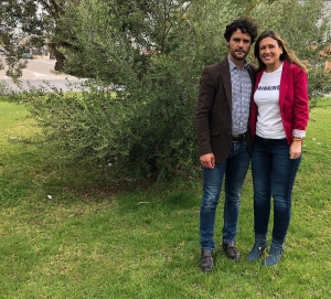 María Tormo con Miguel Abellán