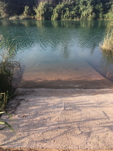 Acceso piraguas sin pantalán