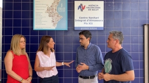 María Tormo junto a concejales en CSI Pío XII