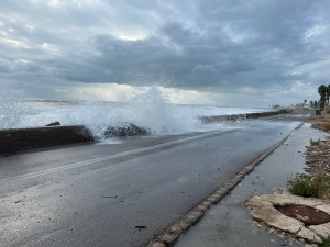 Temporal playa de Almassora