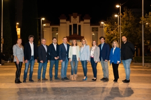 María Tormo y miembros de su candidatura