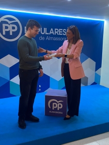María Tormo con alumno