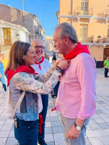 María Tormo con Alberto Fabra