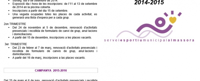Campaña SEM 2014-15 en portal web