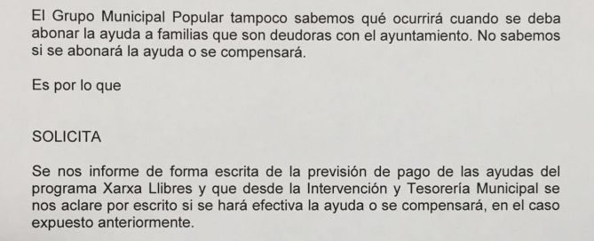 Pregunta cobro Xarxa Llibres