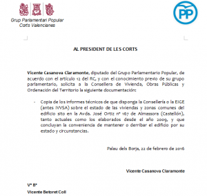 Pregunta 167 Les Corts