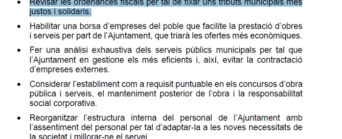 Apartado economía acuerdo gobierno Almassora
