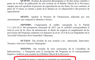 Extracto pleno 20140112 unanimidad