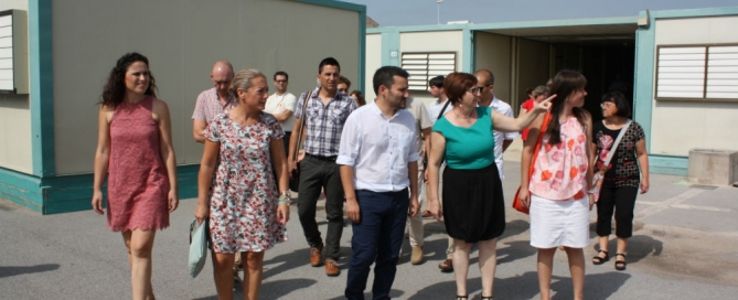 Visita Vicent Marzà al colegio Regina 20150811
