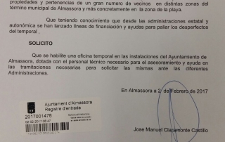 Oficina asesoría daños temporal