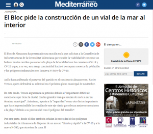 Bloc vial al mar Almassora