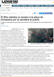 Conexión playa Almassora Bloc