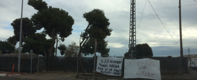 Pancartas colegio Regina Violant Almassora