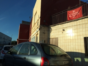 pancartas si al derribo
