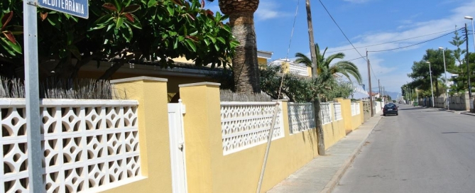 Avenida Mediterránea playa Almassora