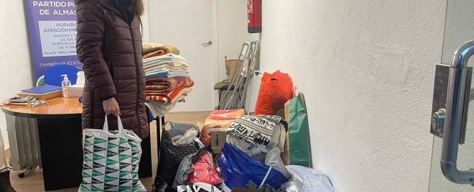 María Tormo recogida solidaria Turquía y Siria